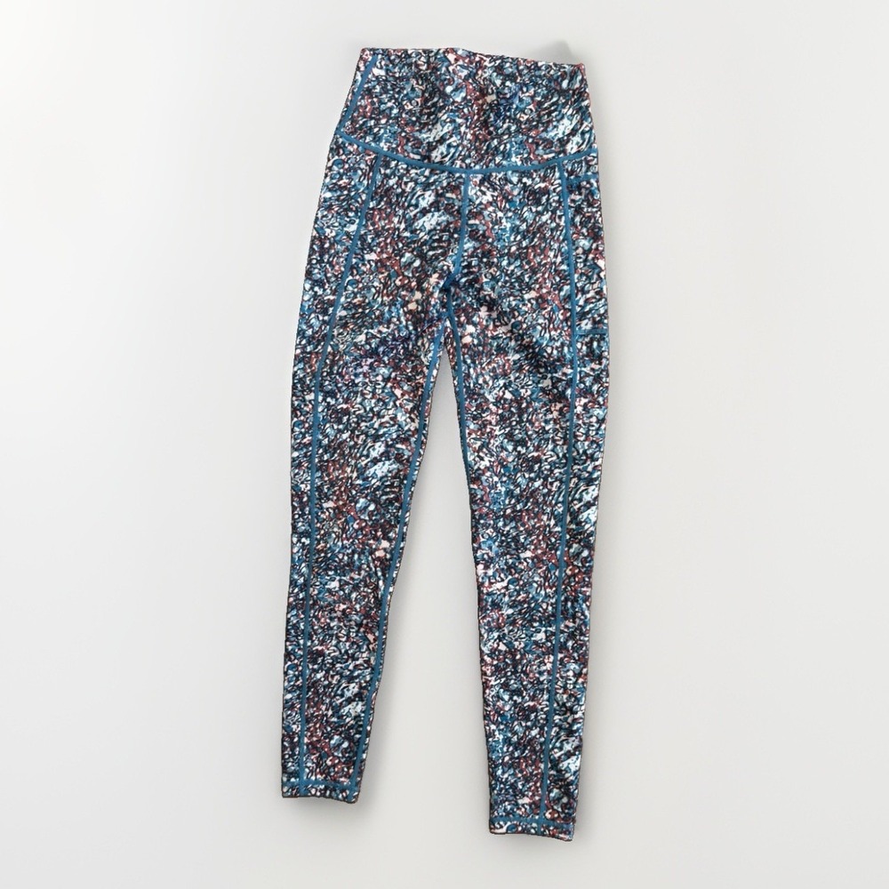 Sweaty Betty Super Sculpt Women's XS Floral Print High Waist 7/8 Leggings 27"